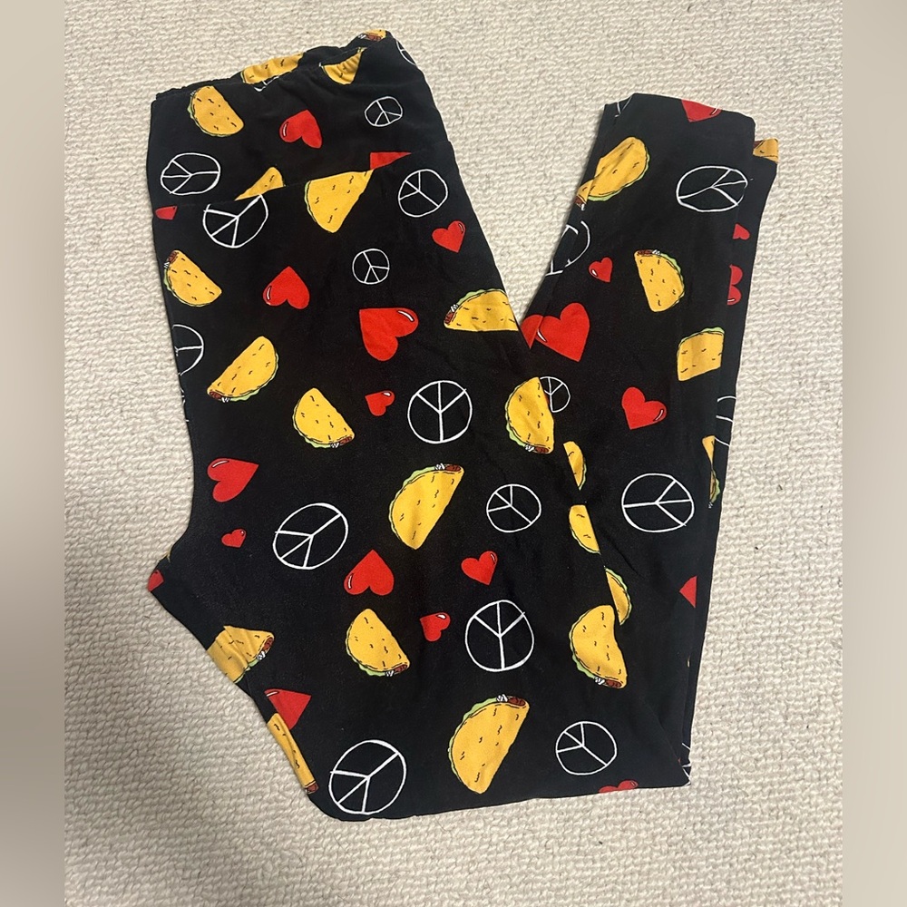 Lularoe taco love leggings TC